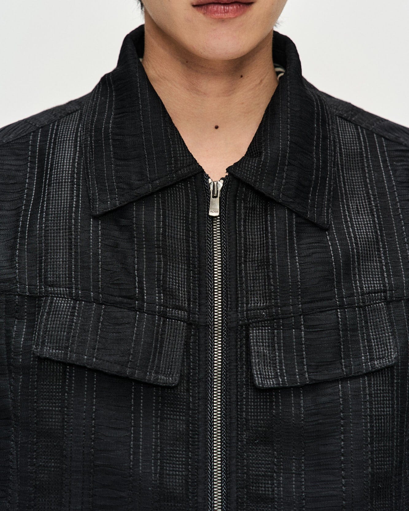 Andersson Bell FABRIAN SHEER ZIP-UP JACKET awa586m(BLACK)