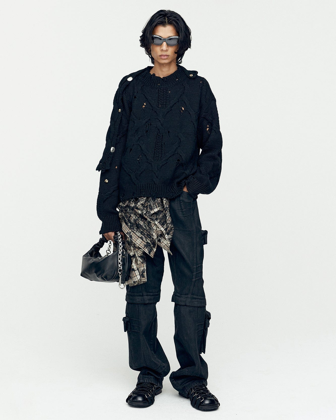 トップス ANDERSSON BELL Flower man Knit ANDERSSON BELL Flower man Knit
