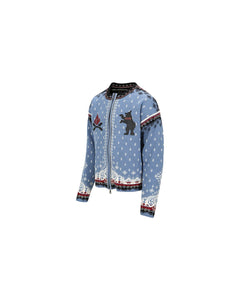 FLAKE BEAR ZIP-UP JACKET awa564m(BLUE) – Andersson Bell