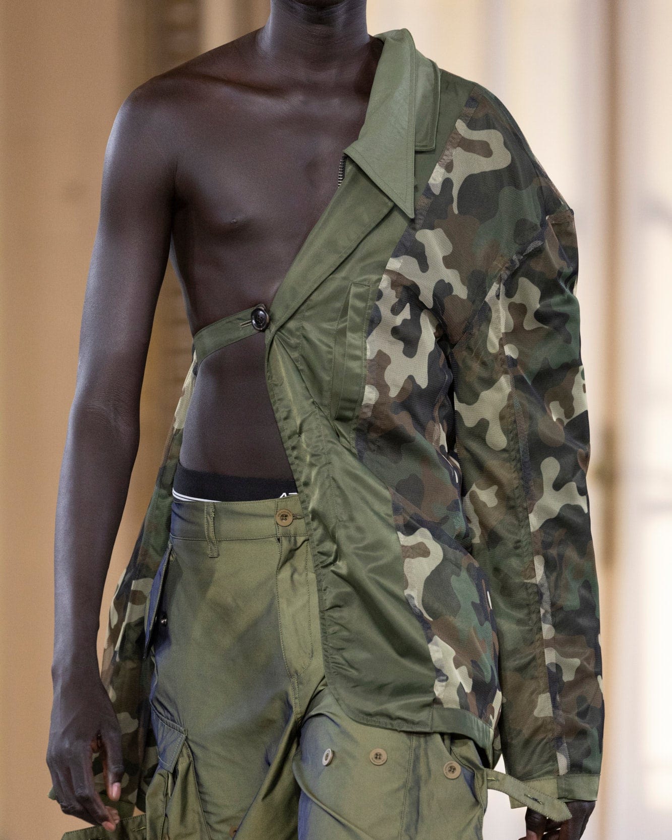 Andersson Bell FLIGHT BOMBER BLAZER awa613m(KHAKI)