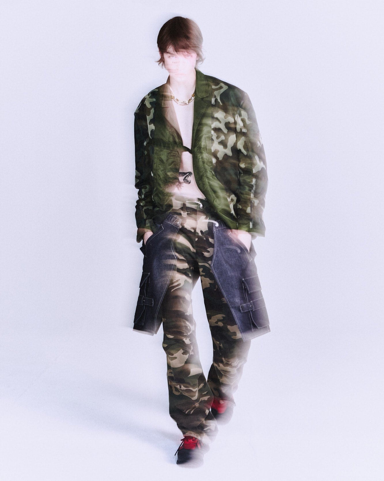 Andersson Bell FLIGHT BOMBER BLAZER awa613m(KHAKI)