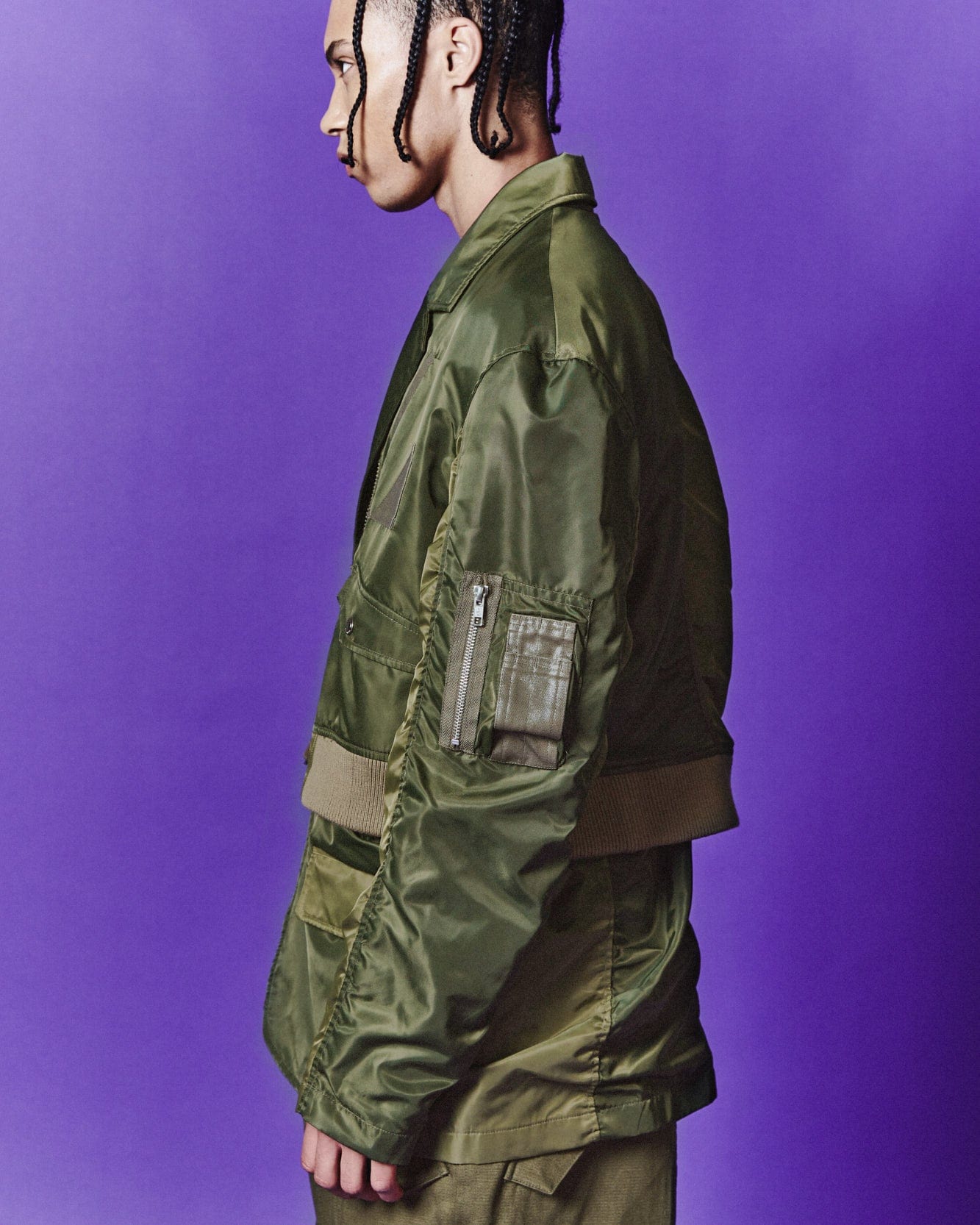 Andersson Bell FLIGHT BOMBER BLAZER awa613m(KHAKI)