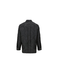 Andersson Bell FLOWER EMBROIDERY SHIRTS atb1026m(BLACK)