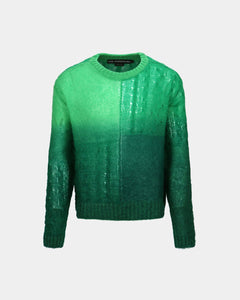 Andersson Bell FORESK MOHAIR CREW-NECK SWEATER atb1067m(GREEN)