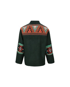 Andersson Bell FRANKT KNIT & WOOL HALF COAT awa565m(FOREST)
