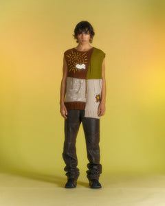 Andersson Bell FREAK ADSB WOOL VEST atb1029m(BROWN)