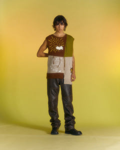 Andersson Bell FREAK ADSB WOOL VEST atb1029m(BROWN)