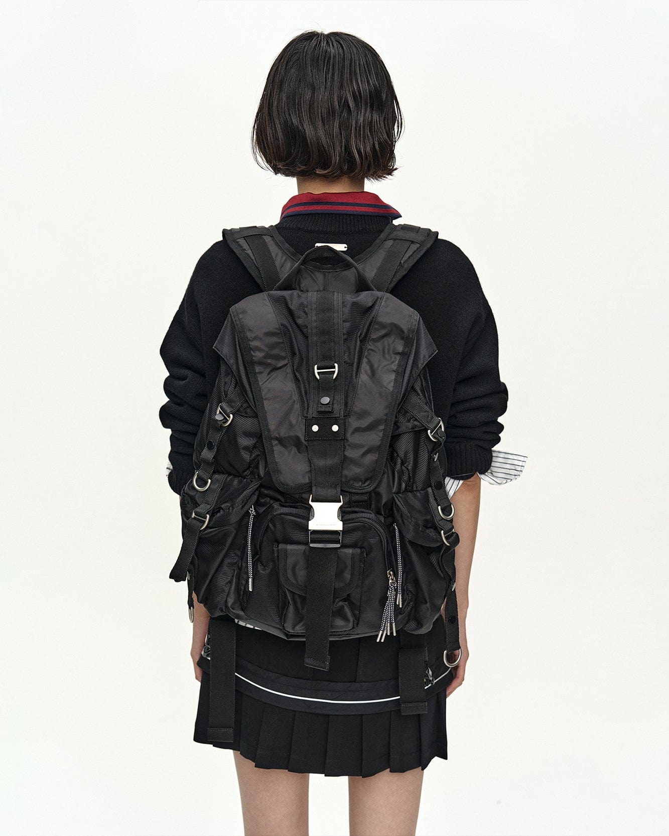 Andersson Bell FREE UNISEX TECHNICAL SMALL BERLIN BACKPACK aaa425u(BLACK)