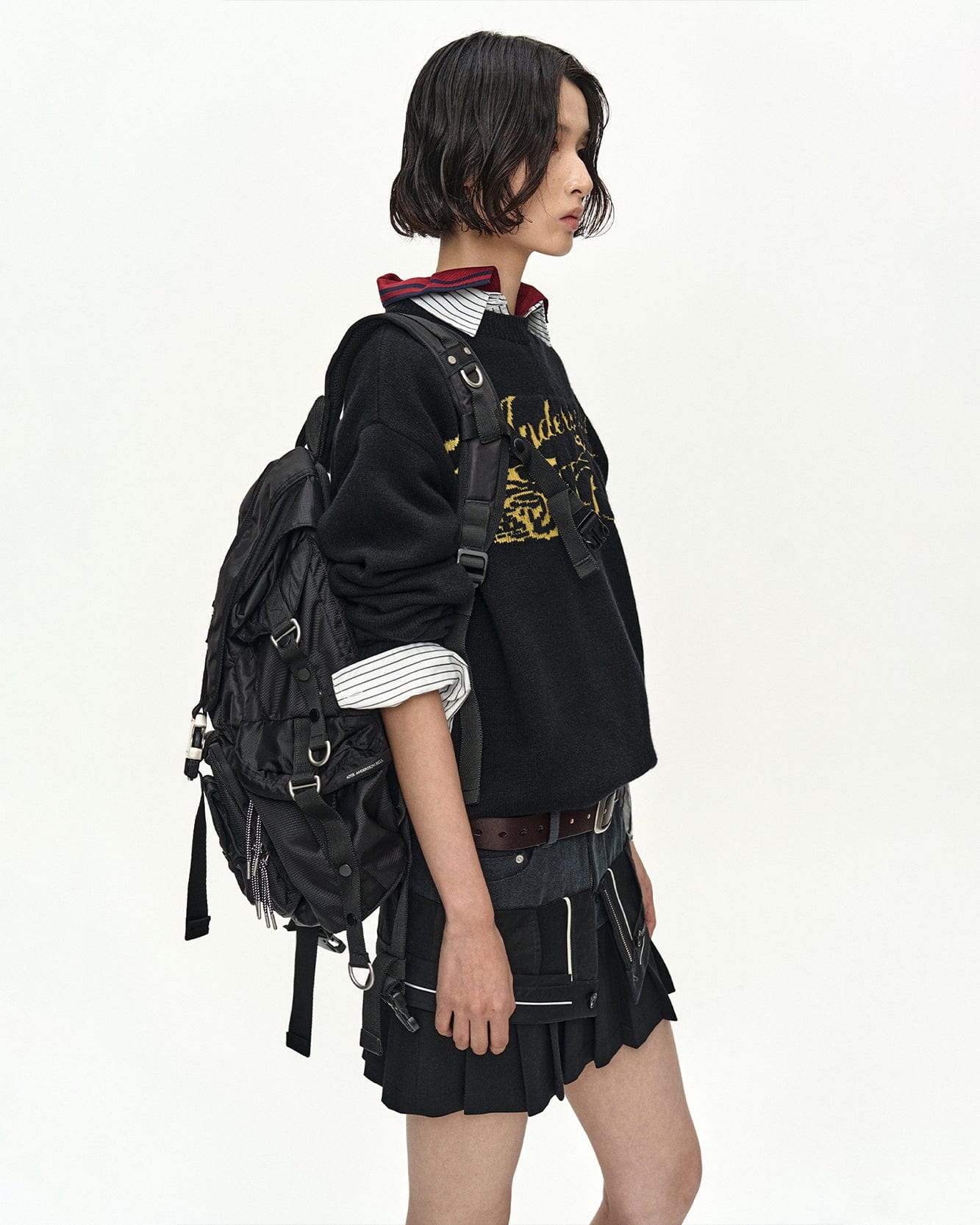 UNISEX TECHNICAL SMALL BERLIN BACKPACK aaa425u(BLACK