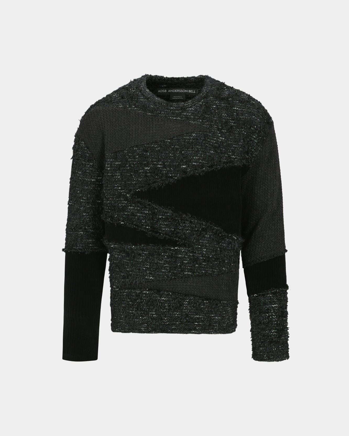 公式完売品Andersson bell トップス GHILLIE COLOR BLOCK SWEATER atb1170m(BLACK) – Andersson Bell