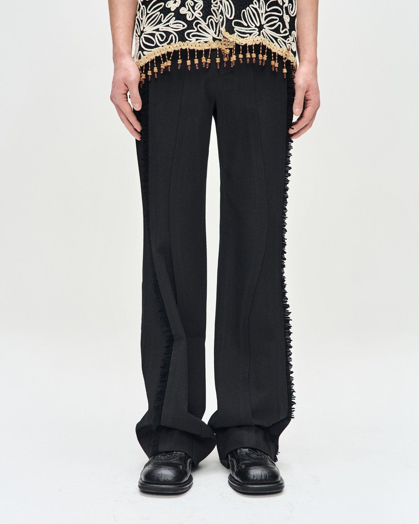 Andersson Bell HAMPTON WOOL TROUSERS apa700m(BLACK)