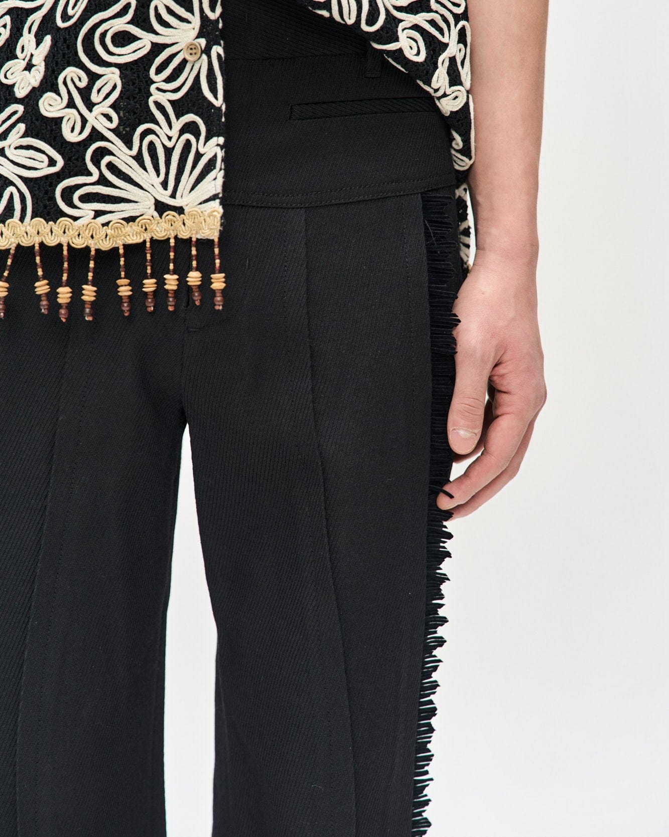 Andersson Bell HAMPTON WOOL TROUSERS apa700m(BLACK)