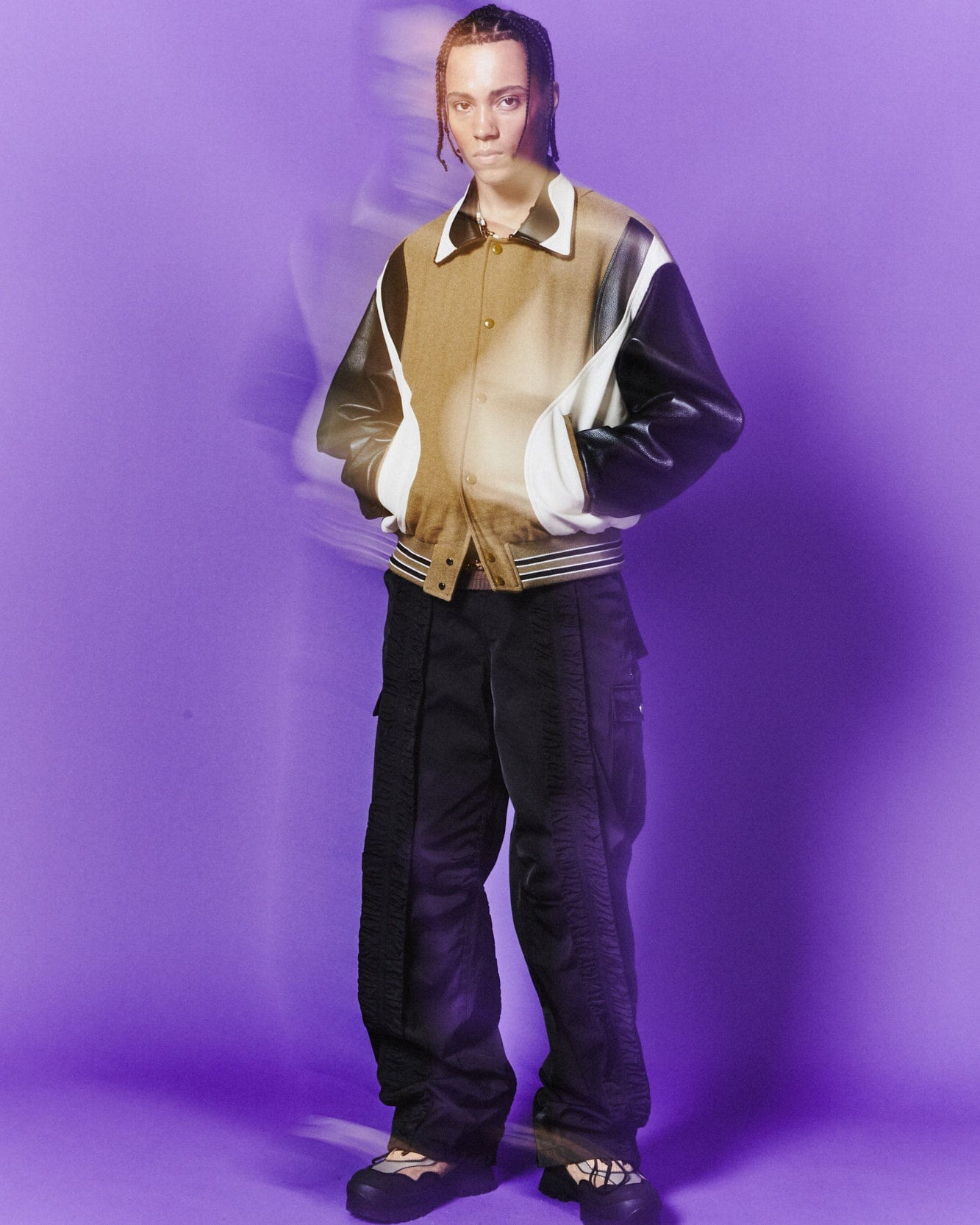 Andersson Bell KENLEY CARGO PANTS apa702m(BLACK)