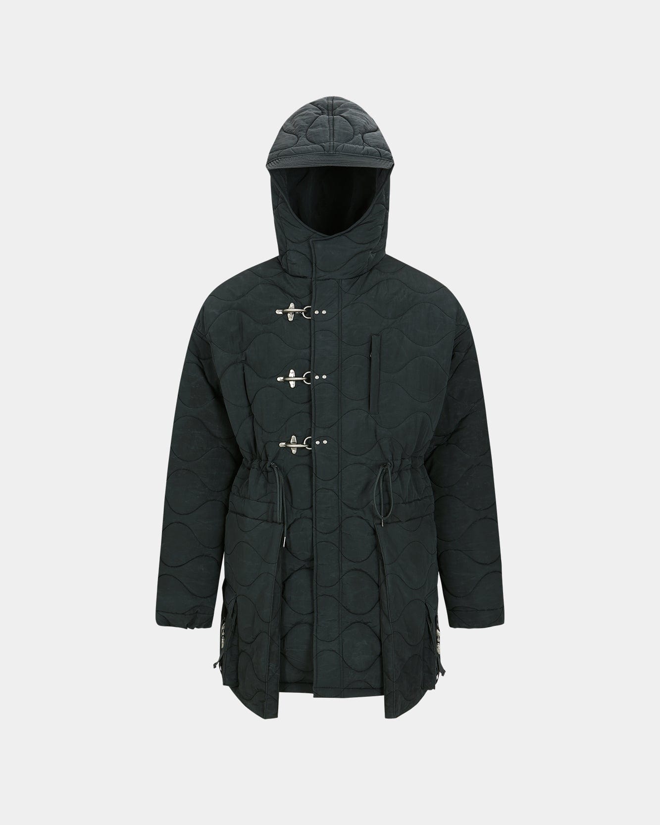 Andersson Bell LACE-UP FISHTAIL PARKA awa638m(ASPHALT)