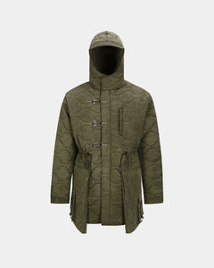 Andersson Bell LACE-UP FISHTAIL PARKA awa638m(KHAKI)