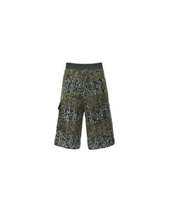 Andersson Bell LAKE BOUCLE SHORTS apa679m(BLACK/BEIGE)