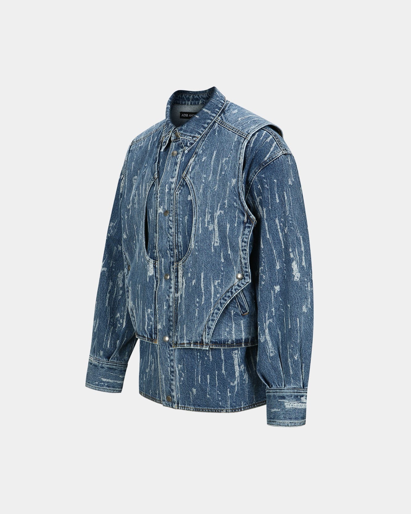 Andersson Bell LAYERED DENIM JACKET awa580m(BLUE)
