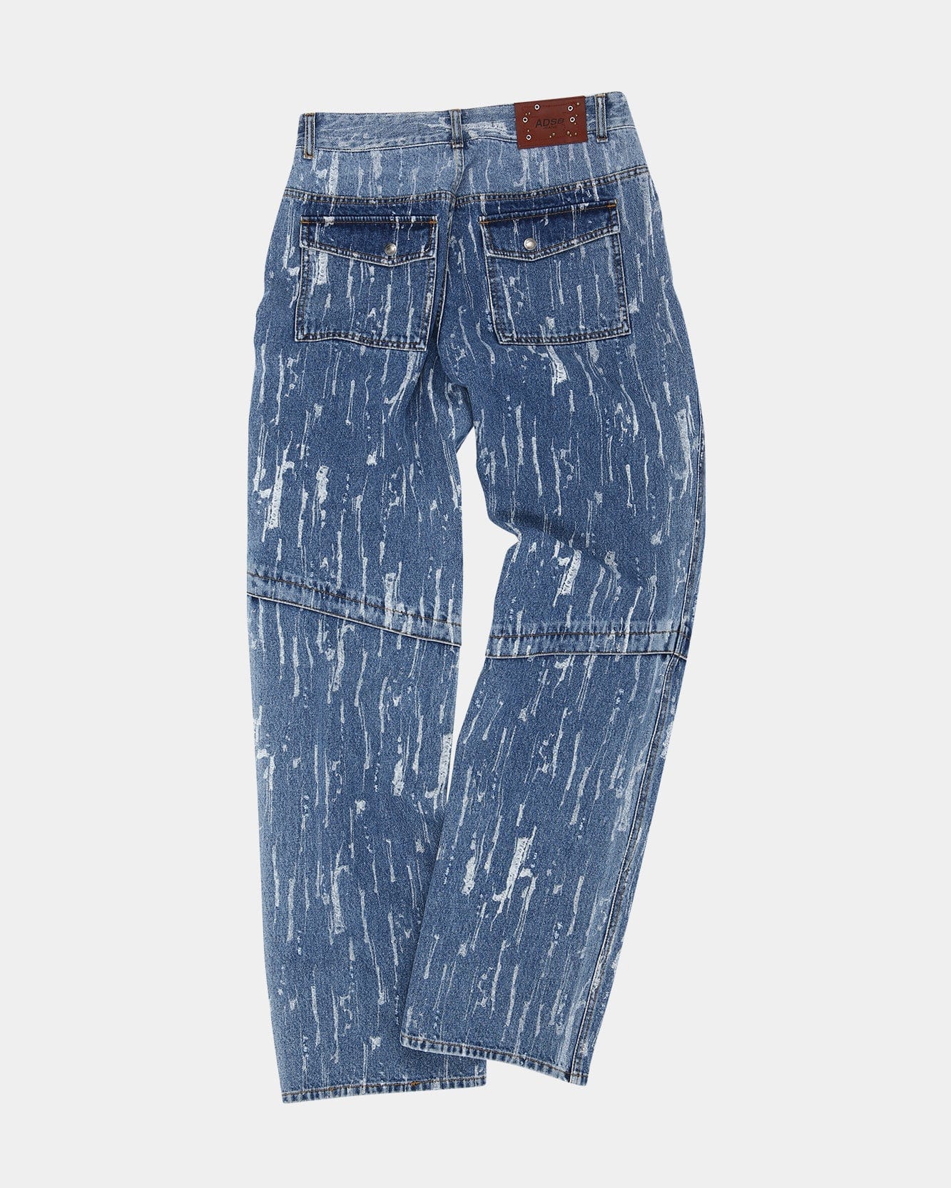 Andersson Bell LAYERED WIDE-LEG JEANS apa690m(BLUE)