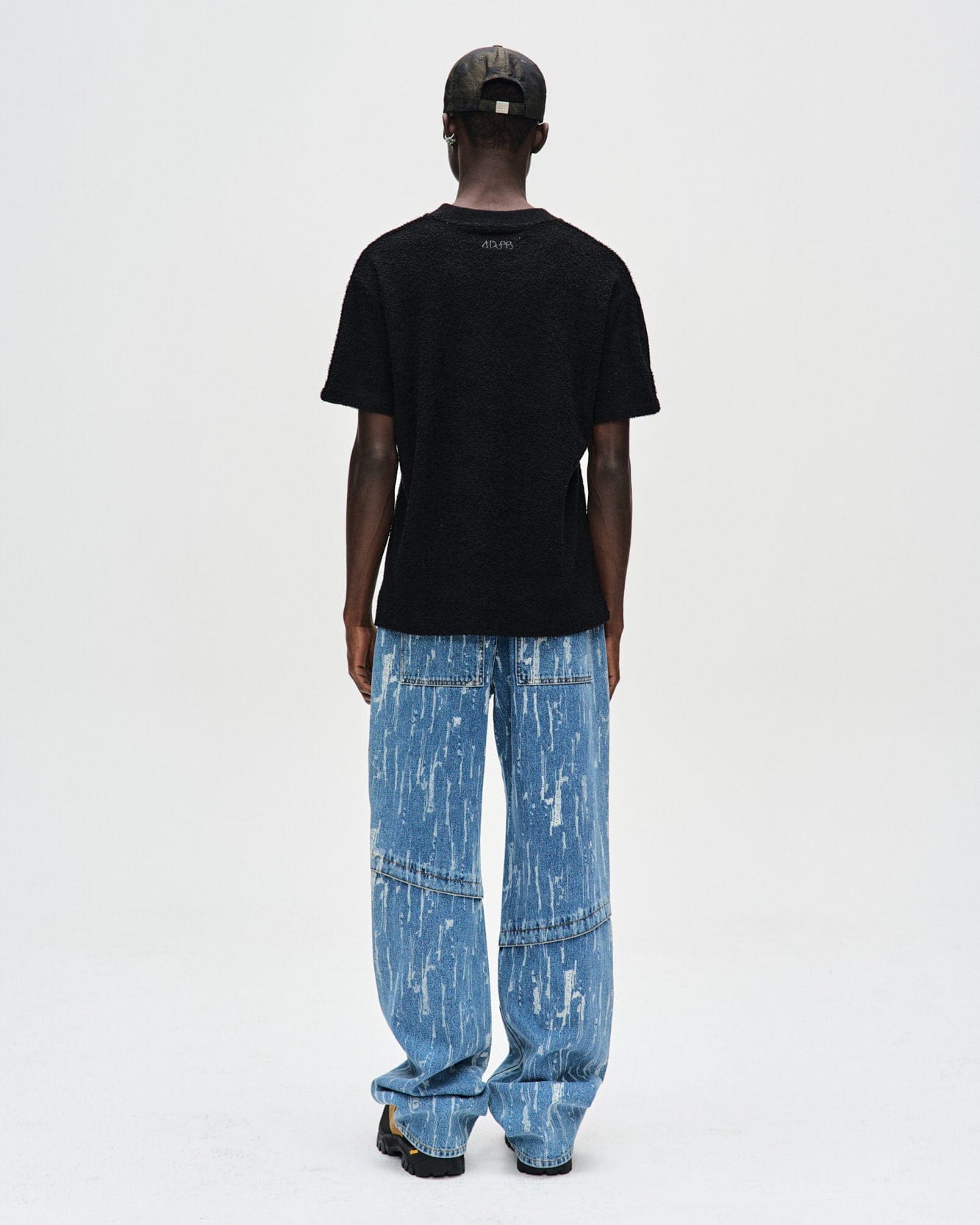 Andersson Bell LAYERED WIDE-LEG JEANS apa690m(BLUE)