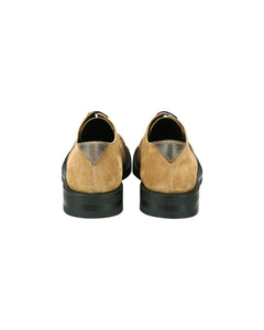 Andersson Bell LEUCHARS SQUARE TOE DERBY SHOES aaa345m(BEIGE)