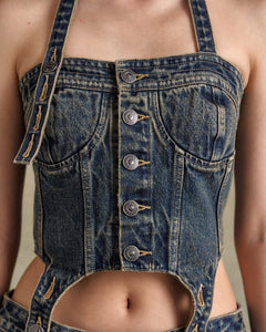 Andersson Bell LEVIS X ADSB DENIM CORSET atb1219w(TINTED INDIGO)