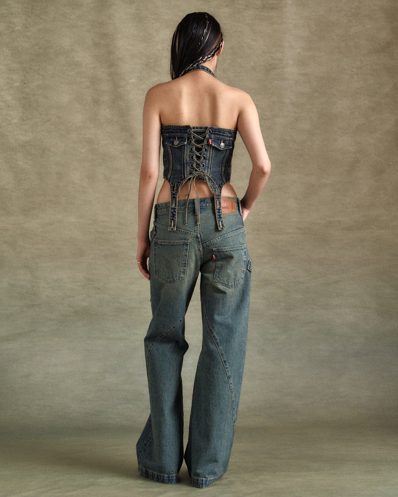 Andersson Bell LEVIS X ADSB DENIM CORSET atb1219w(TINTED INDIGO)