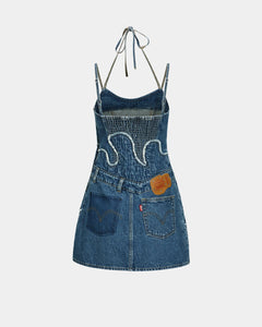 Andersson Bell LEVIS X ADSB MINI DRESS atb1218w(INDIGO)