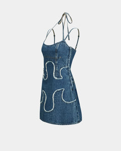 Andersson Bell LEVIS X ADSB MINI DRESS atb1218w(INDIGO)