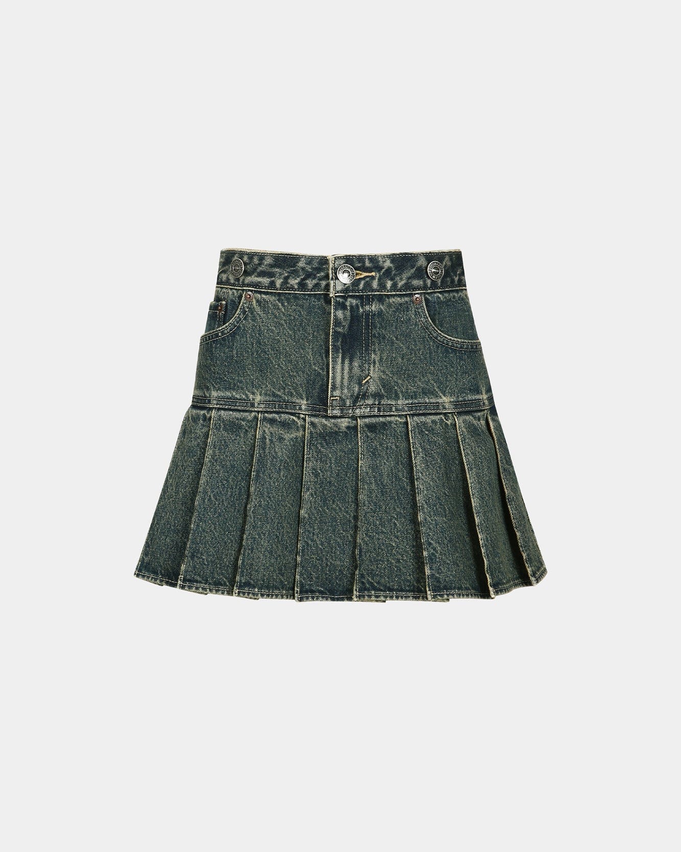 Andersson Bell LEVIS X ADSB PLEATED SKIRT apa778w(TINTED INDIGO)