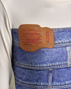 Andersson Bell LEVIS X ADSB SECOND SKIN TOP atb1221w(DENIM PRINT)