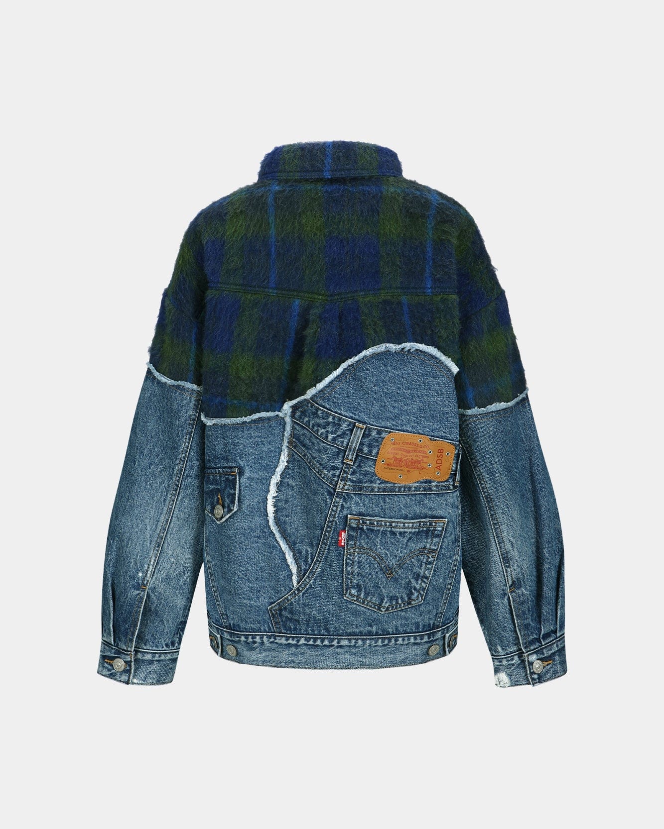 Andersson Bell LEVIS X ADSB SPLICED TRUCKER awa670u(INDIGO/GREEN)