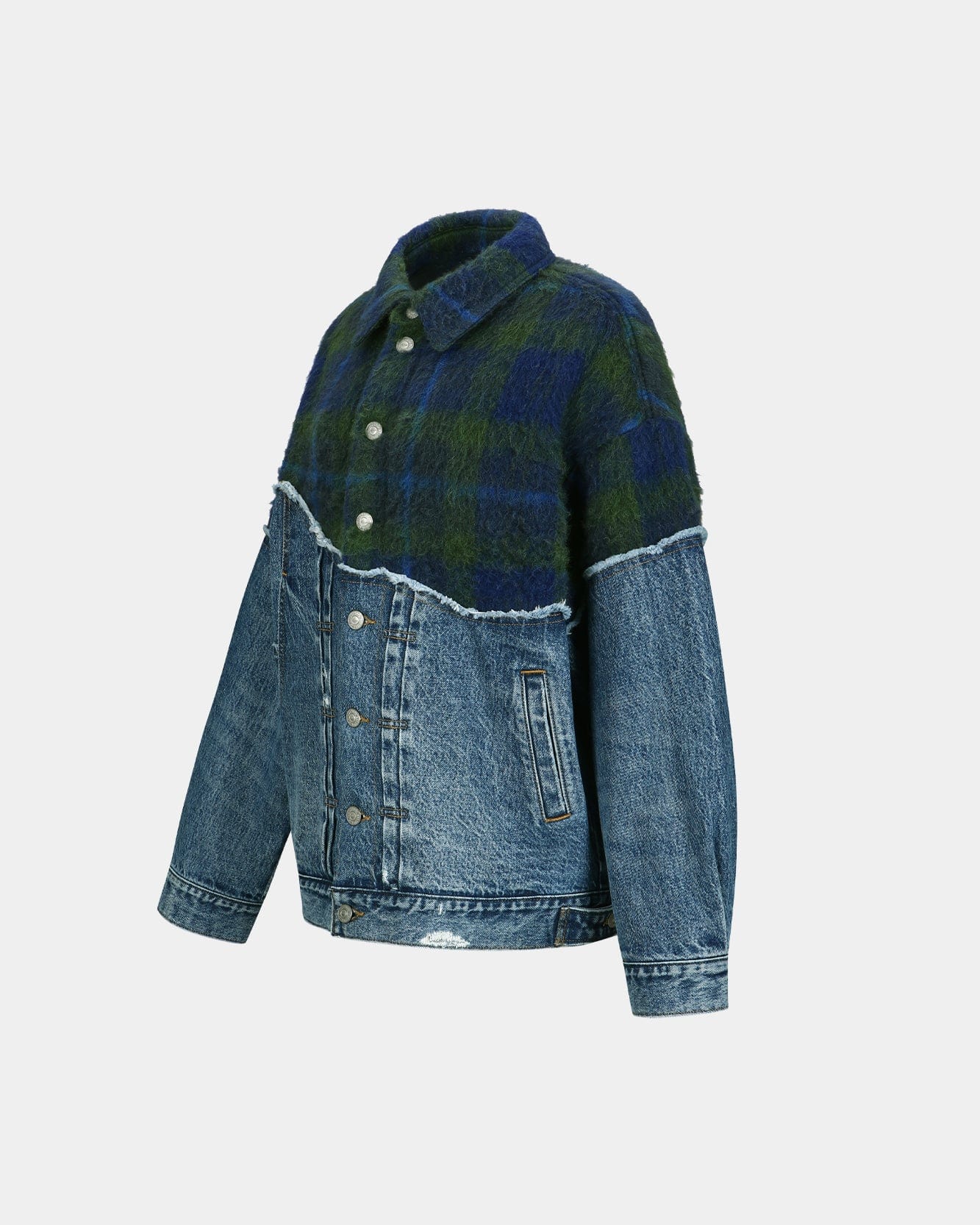 Andersson Bell LEVIS X ADSB SPLICED TRUCKER awa670u(INDIGO/GREEN)