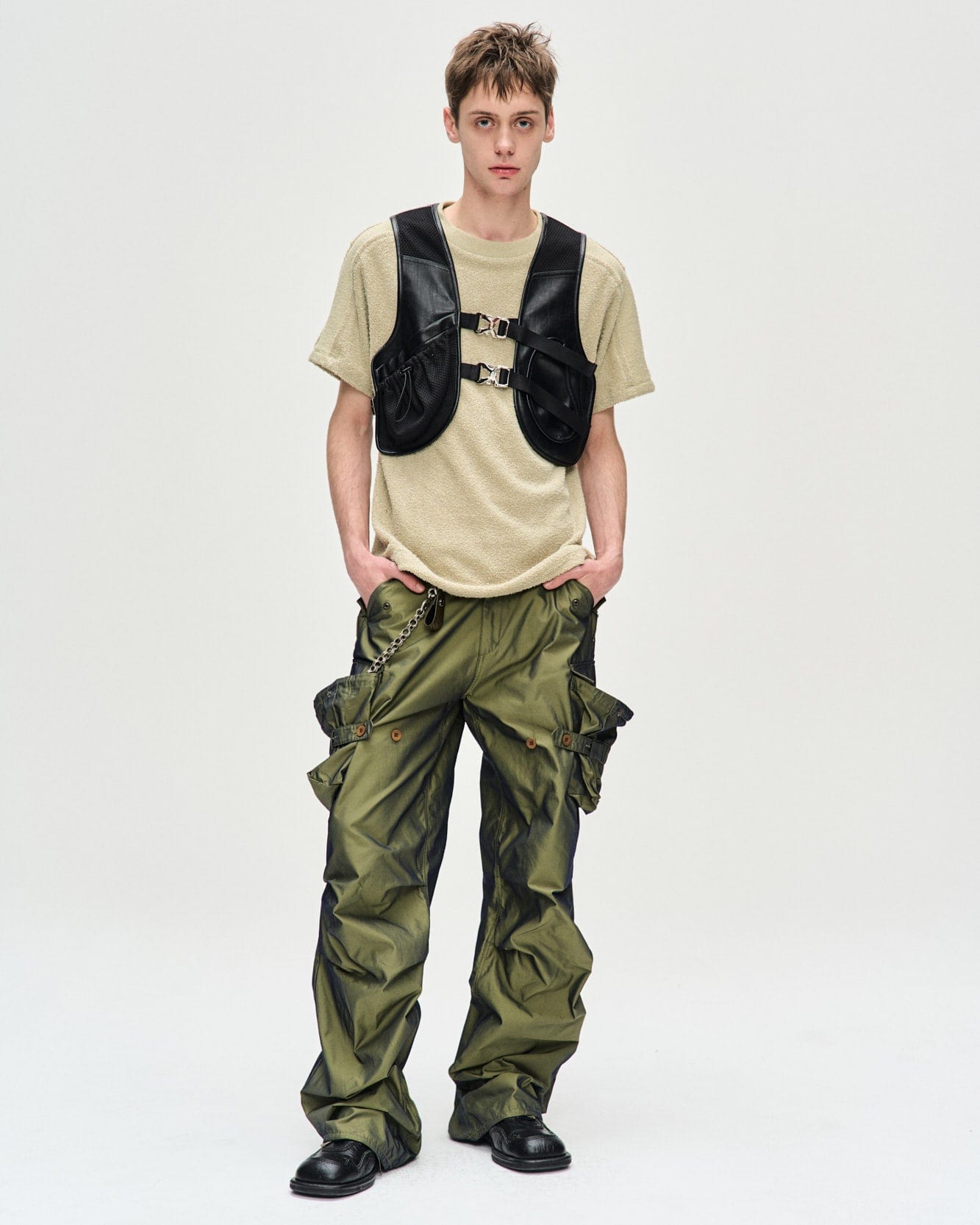 Andersson Bell Itakata Cargo Flare Pants