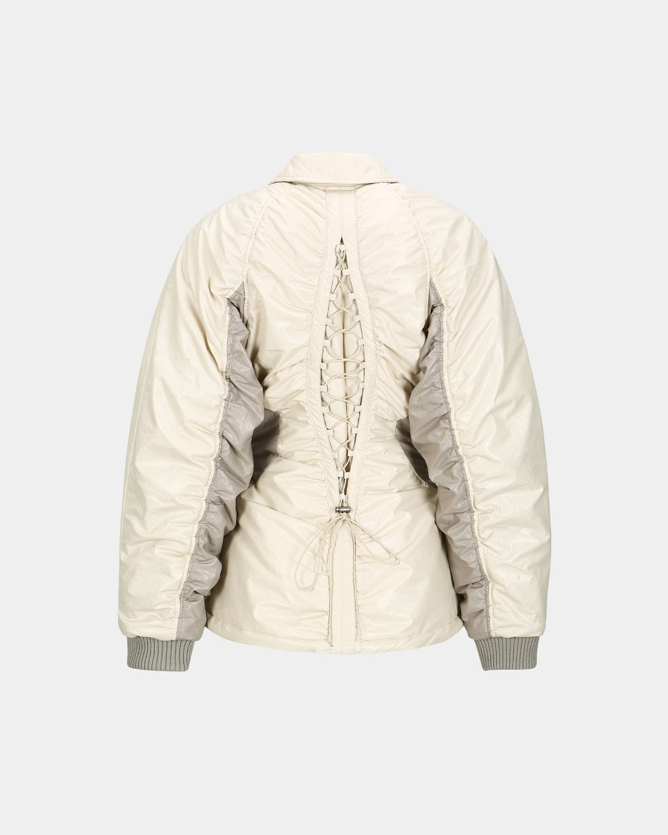 Andersson Bell LUNA BACK-CORSET BOMBER JACKET awa654w(IVORY)