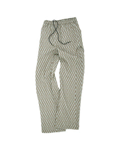 Andersson Bell MAKENI JACQUARD TRACK PANTS apa590m(BEIGE)