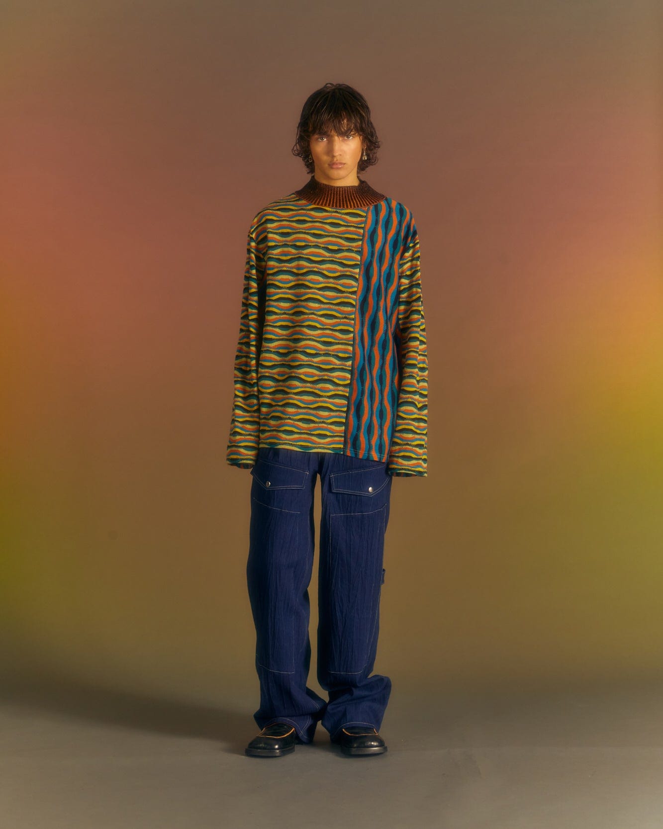 Andersson Bell MAMMOTH TURTLE-NECK SWEATER atb1032m(MULTI)
