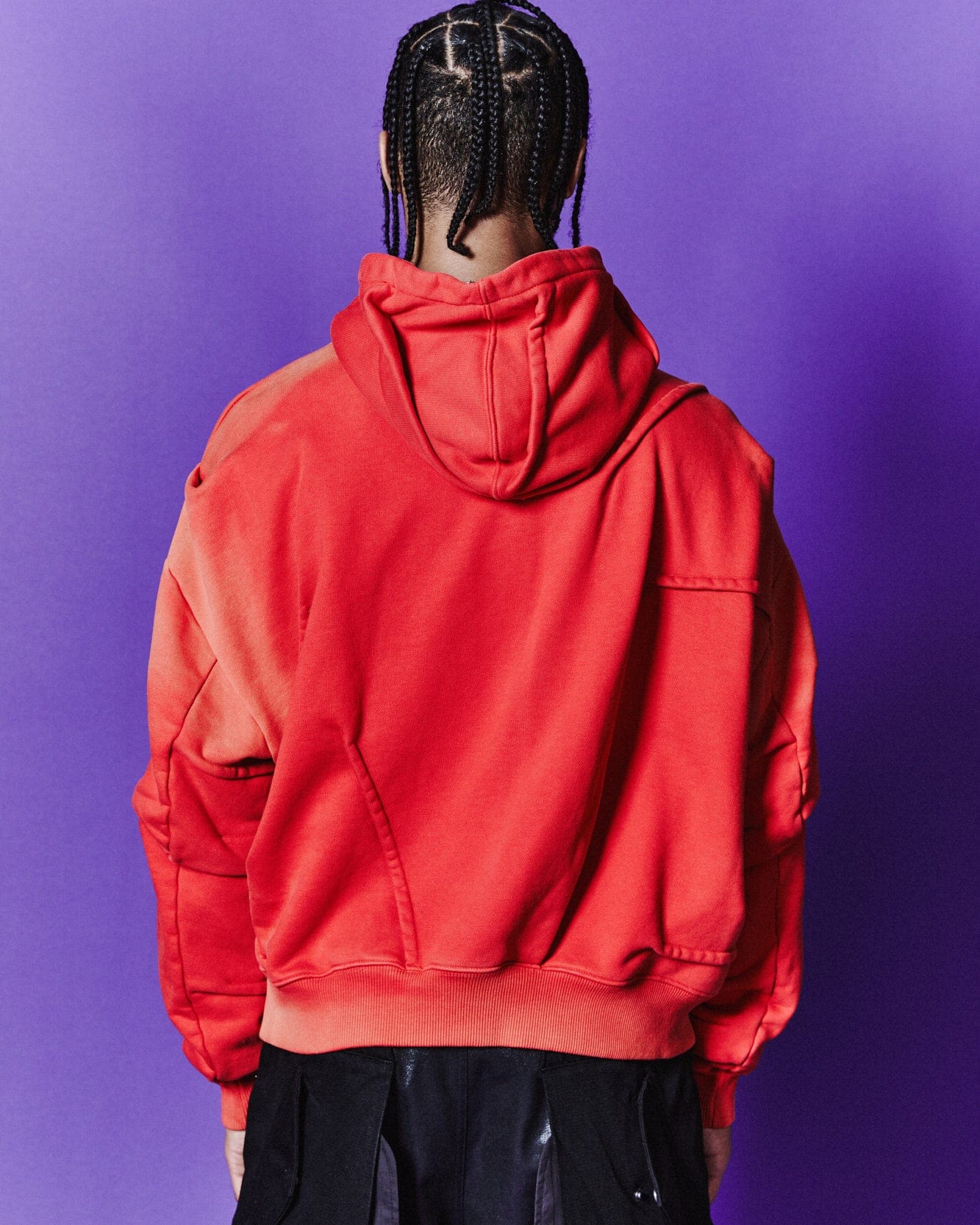 Andersson Bell MARDRO GRADIENT HOODIE atb1080m(TANGERINE)