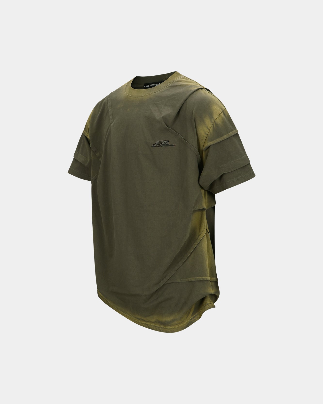 Andersson Bell MARDRO GRADIENT T-SHIRTS atb1079m(KHAKI)