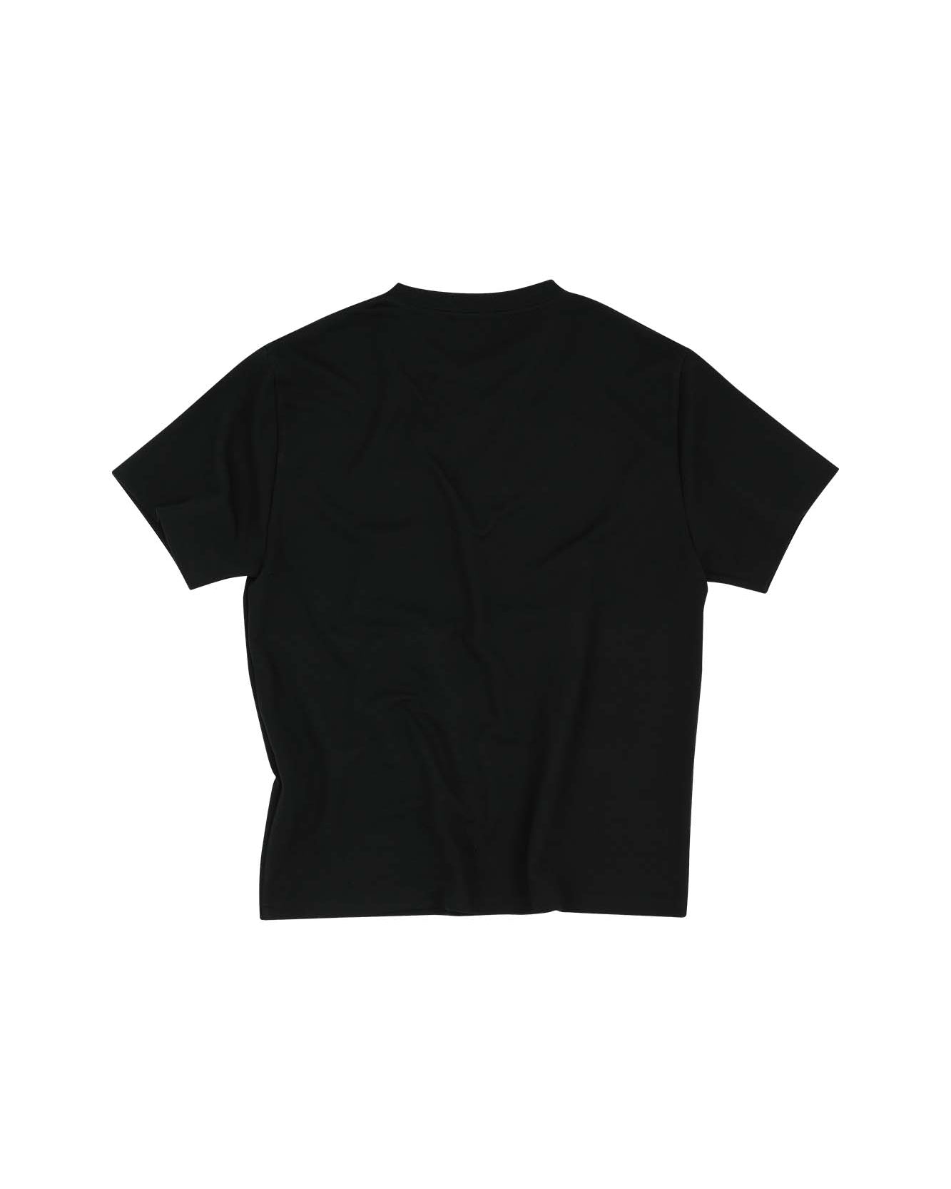 Andersson Bell (MEN) (ESSENTIAL) UNISEX NEW AB LOGO EMBROIDERY T-SHIRTS atb903u(BLACK)