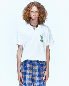 Andersson Bell (MEN) (ESSENTIAL) UNISEX NEW AB PRINT T-SHIRTS atb897u(WHITE)