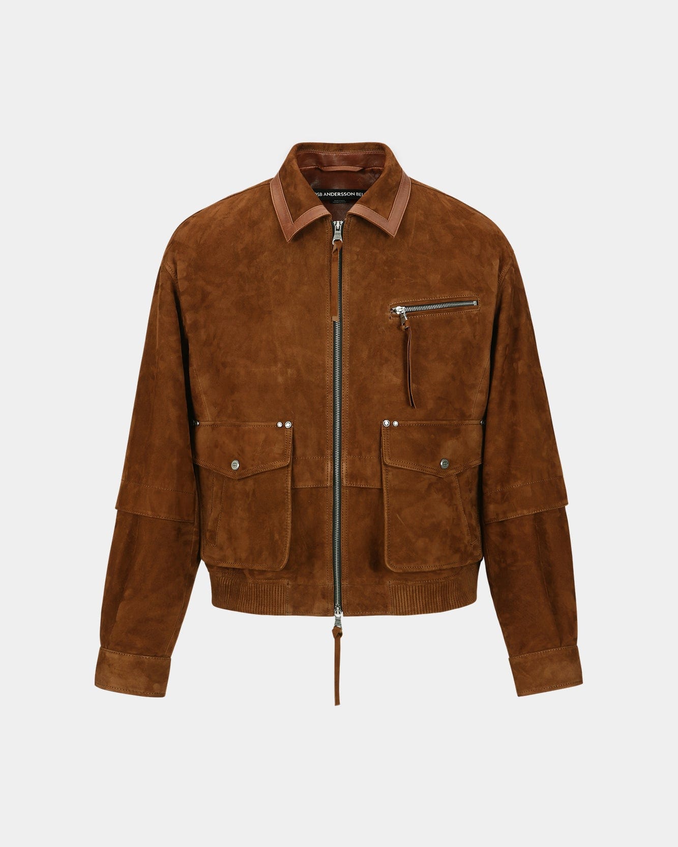 Andersson Bell MIKOOS SUEDE BOMBER JACKET awa673m(BROWN)