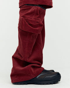 Andersson Bell MILANO CORDUROY CARGO PANTS apa751m(RED)