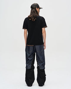 Andersson Bell MILLY DETACHABLE CARPENTER JEANS apa691m(INDIGO / BLACK)