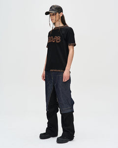 Andersson Bell MILLY DETACHABLE CARPENTER JEANS apa691m(INDIGO / BLACK)