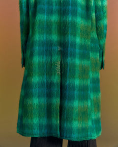 Andersson Bell MORIENS DOUBLE BREASTED COAT awa567m(GREEN/BLUE)