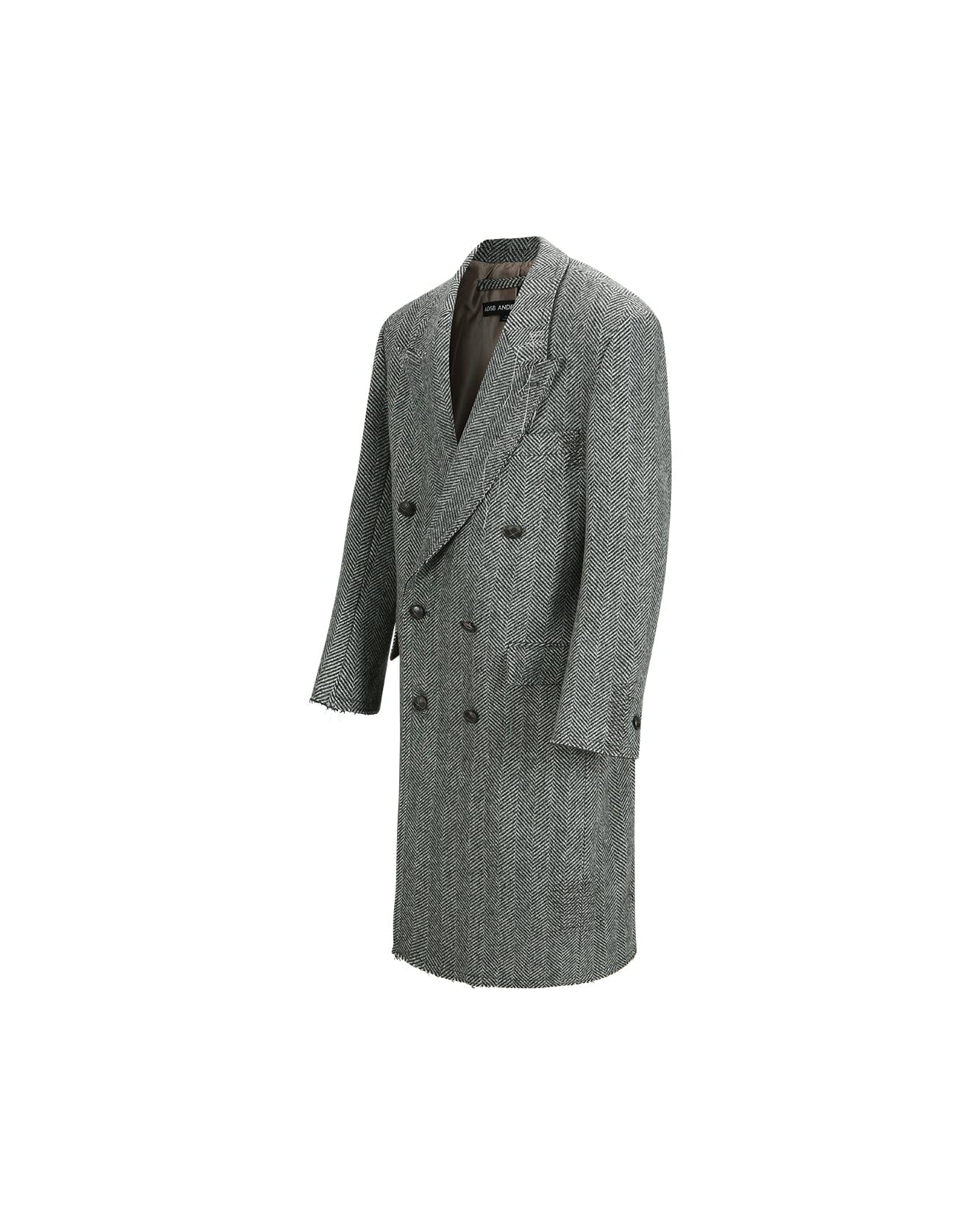 Andersson Bell MORIENS DOUBLE BREASTED COAT awa567m(GREY)