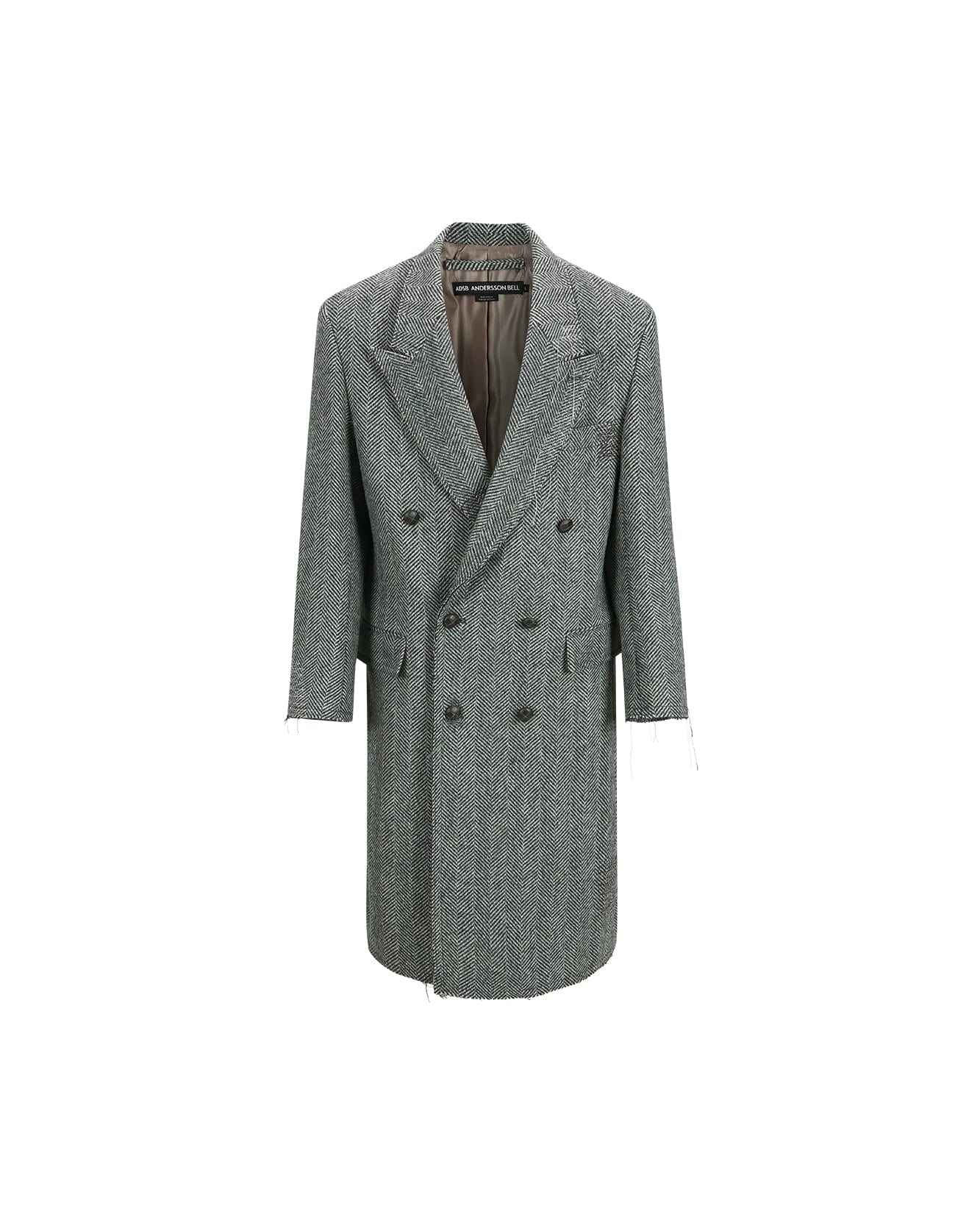 Andersson Bell MORIENS DOUBLE BREASTED COAT awa567m(GREY)