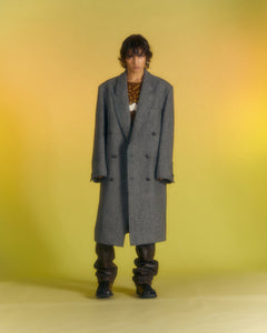 Andersson Bell MORIENS DOUBLE BREASTED COAT awa567m(GREY)