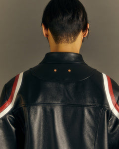 Andersson Bell MOTORCYCLE LEATHER JACKET awa559m(BLACK)