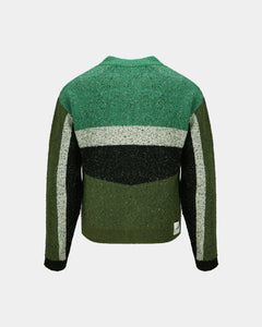 Andersson Bell MOTORCYCLE LOGO CARDIGAN atb1249m(GREEN)